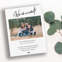 Anúncio de movimentação de fotos da família de scr