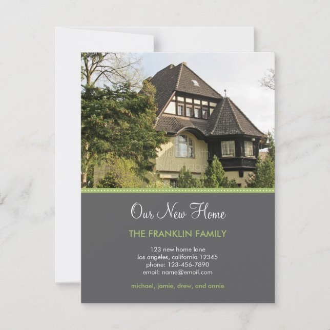 Anúncio de Movimentação de Fotos de Borda Dotty (Frente)