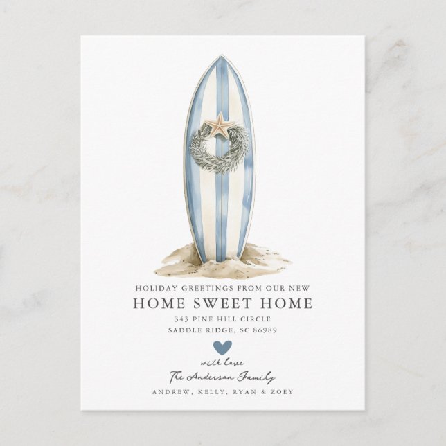 Anúncio de Movimentação de Natal no Quadro Azul (Frente)