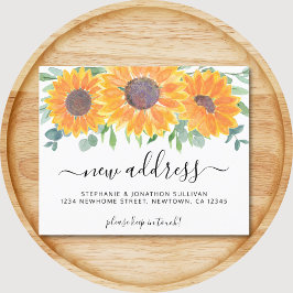 Anúncio de Movimentação de Novo Endereço Floral de