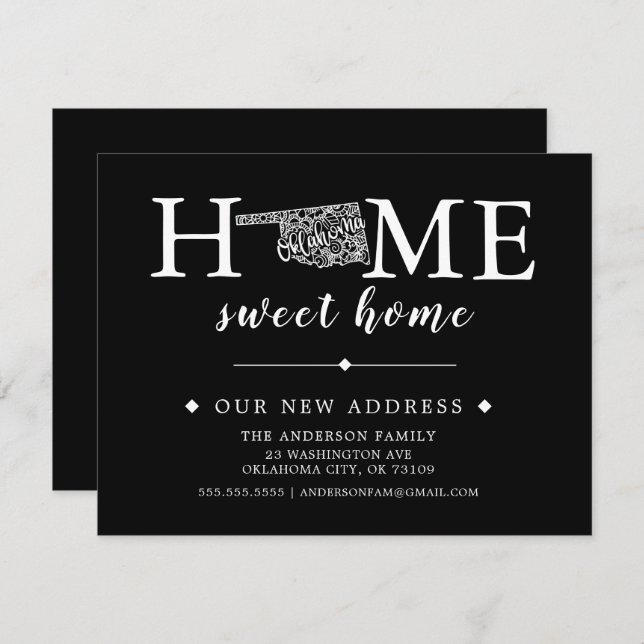 Anúncio de Movimentação de OKLAHOMA Cor Editável (Frente/Verso)