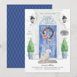 Anúncio de Movimentação de Porta Azul Gato Persa