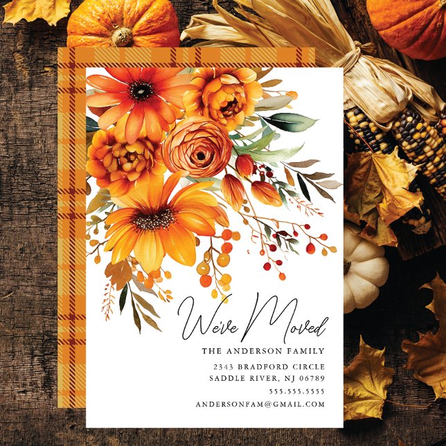 Anúncio de Movimentação do Buquê de Flor de outono (Criador carregado)