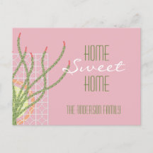 Anúncio de Movimentação do Cactus Moderno do meio