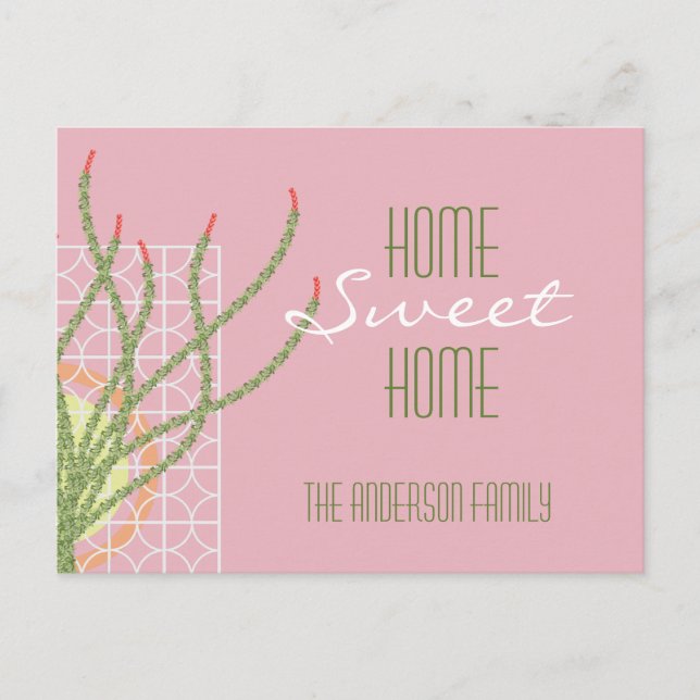 Anúncio de Movimentação do Cactus Moderno do meio  (Frente)