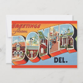 Anúncio de Movimentação do Cartão Postal Dover Del
