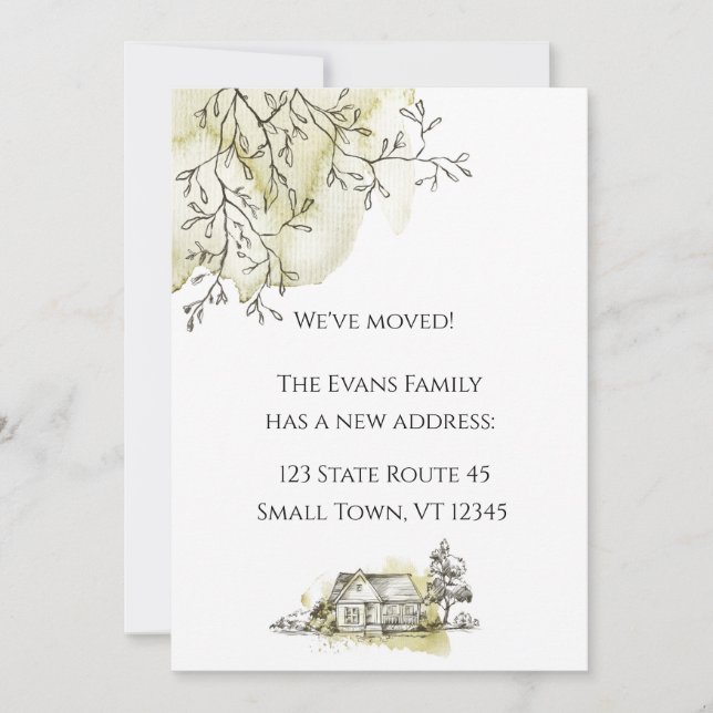 Anúncio de Movimentação do Esquema de Cor de Água  (Frente)