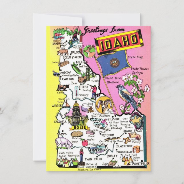 Anúncio de Movimentação do Mapa Idaho (Frente)