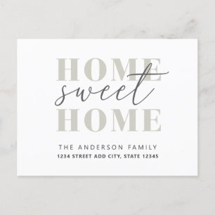 Anúncio de Movimentação do Modern Home Sweet