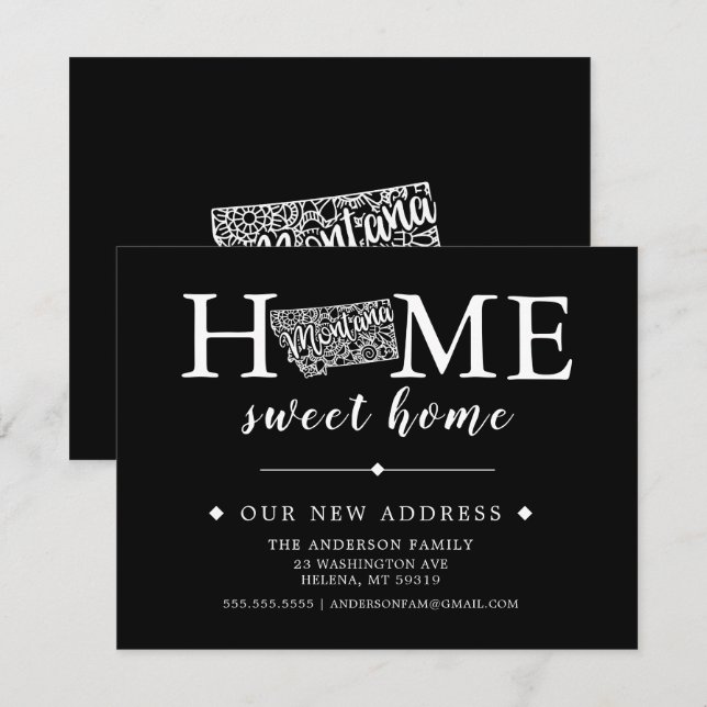 Anúncio de Movimentação do MONTANA de Cor Editável (Frente/Verso)