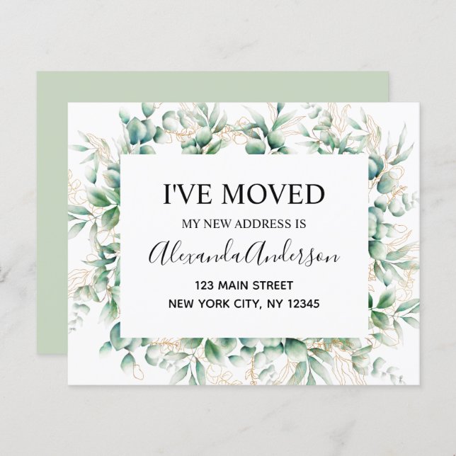 Anúncio de Movimentação do Orçamento Eucalyptus Gr (Frente/Verso)