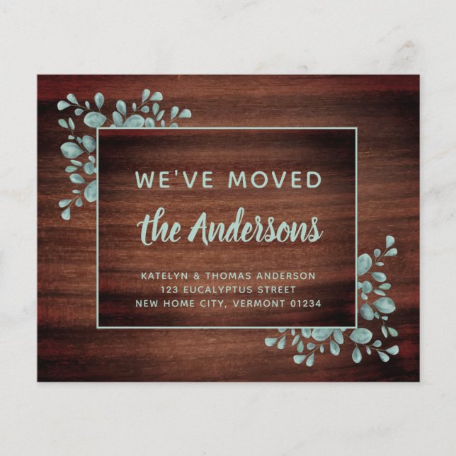 Anúncio de Movimentação do Orçamento Rustic Eucaly (Frente)