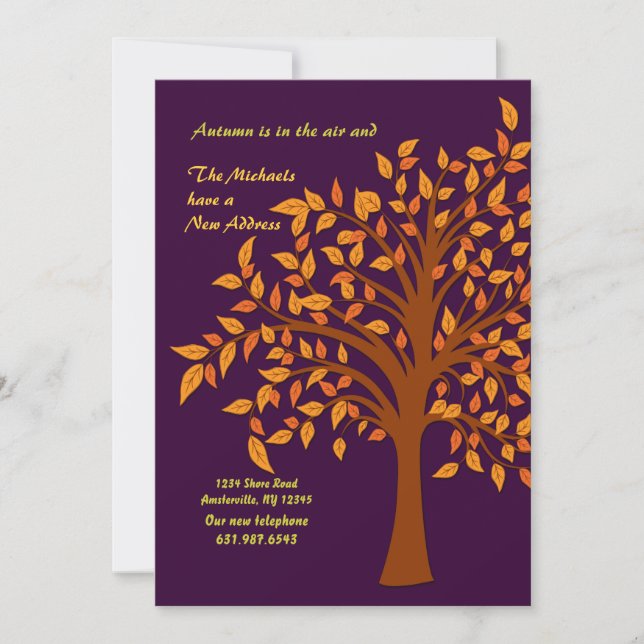 Anúncio de Movimentação do Outono (Frente)