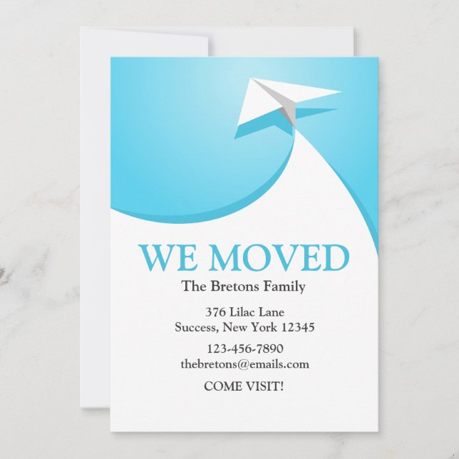 Anúncio de Movimentação do Plano de Papel (Frente)