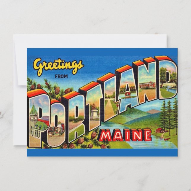 Anúncio de Movimentação do Portland Maine (Frente)