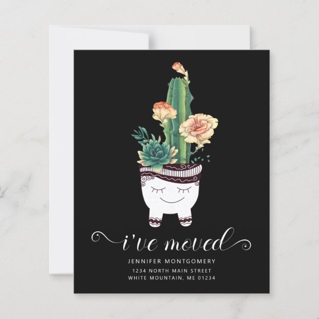 Anúncio de Movimentação do Pote de Suculmentos Ros (Frente)