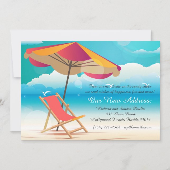 Anúncio de Movimentação em Sandy Beach (Frente)