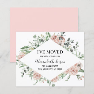 Anúncio de Movimentação Floral Cor-de-Rosa com 