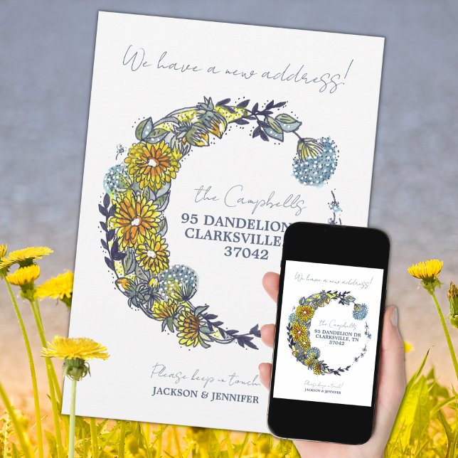 Anúncio de Movimentação Floral da Faixa de Endereç (Criador carregado)