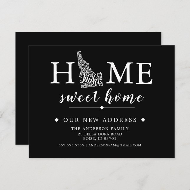 Anúncio de Movimentação IDAHO de Cor Editável (Frente/Verso)