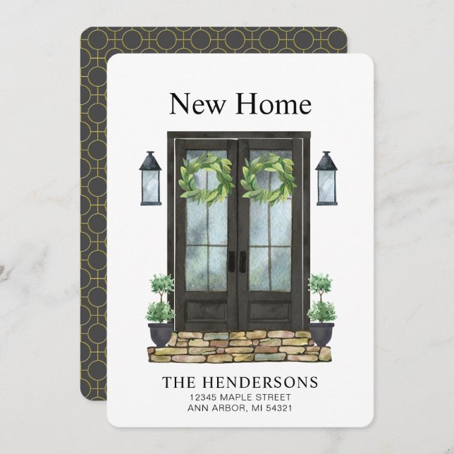 Anúncio de Movimentação Moderna de Nova Cor de Águ (Frente/Verso)