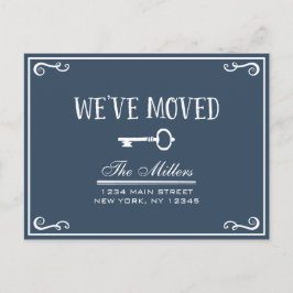 Anúncio de movimento da chave azul do Marinho Eleg