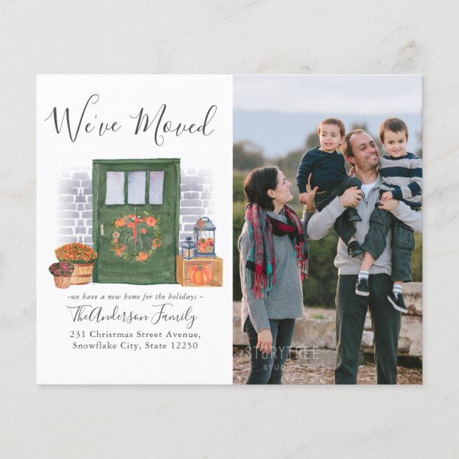 Anúncio de movimento da foto da porta de queda (Frente)