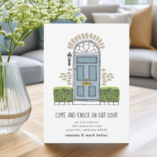 Anúncio de movimento da porta azul (Criador carregado)