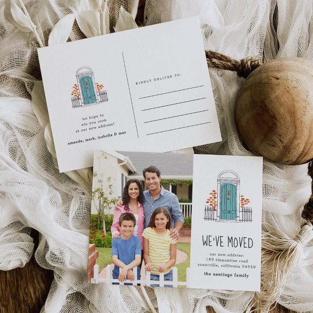 Anúncio de movimento da porta azul (Criador carregado)