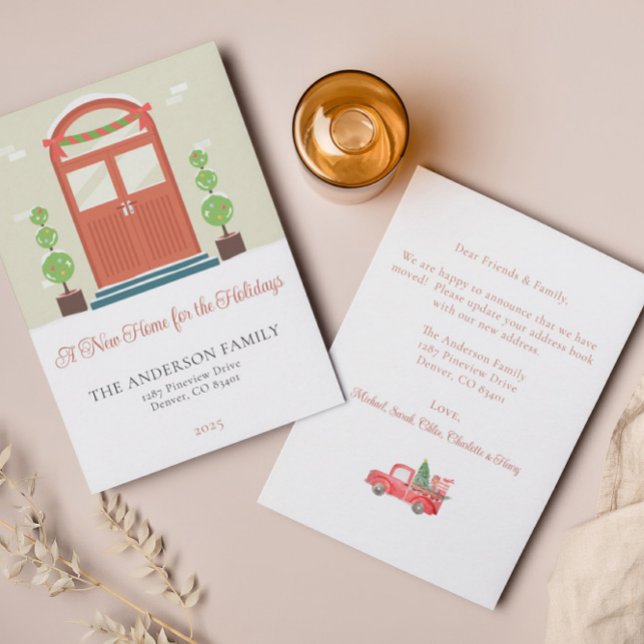 Anúncio de movimento da porta frontal de Natal sim (Criador carregado)