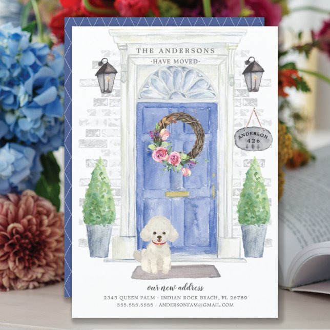 Anúncio de movimento da porta frontal do poodle br (Criador carregado)