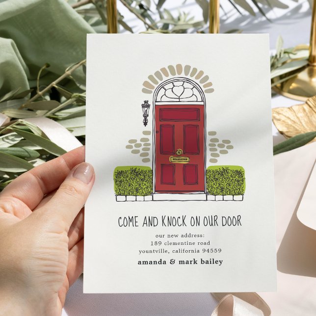 Anúncio de movimento da porta vermelha (Criador carregado)