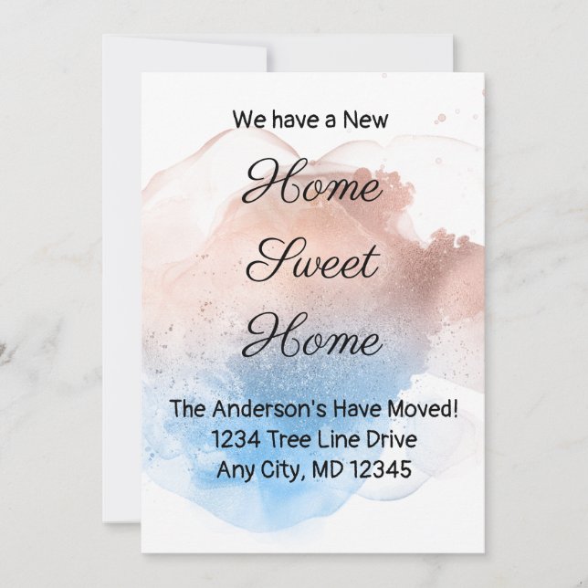 Anúncio de movimento de abertura Dourada e azul ro (Frente)