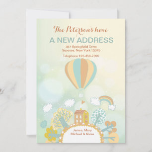 Anúncio de Movimento de Balão de Ar Quente