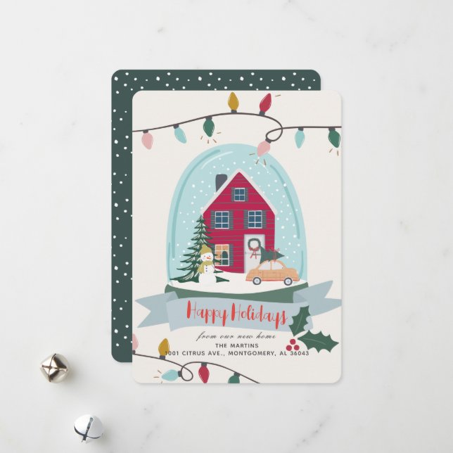 Anúncio de movimento de fotos do Globo de Neve Fer (Frente/Verso In Situ)