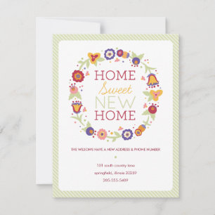 Anúncio de movimento Floral Wreath