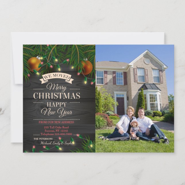 Anúncio de movimento fotográfico à luz de Natal (Frente)