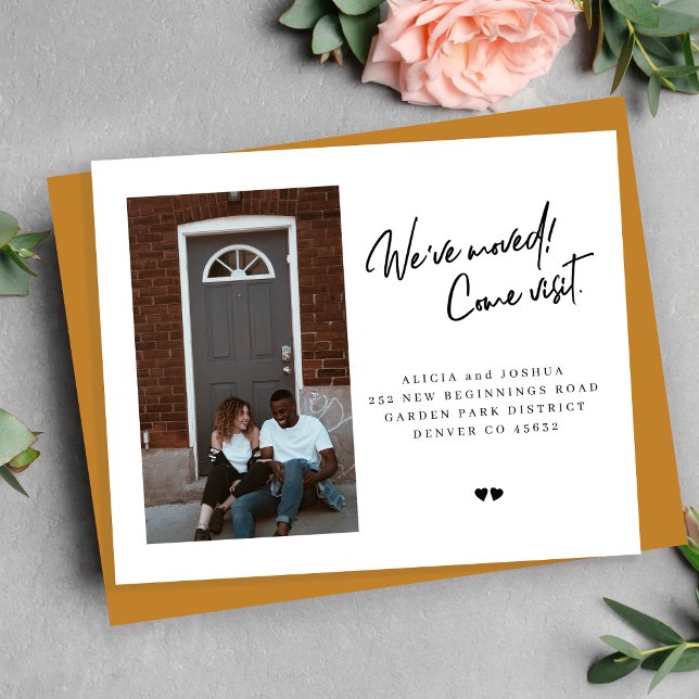 Anúncio de movimento moderno com foto de orçamento (Criador carregado)