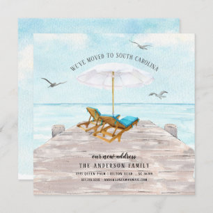 Anúncio de movimento no mar tropical