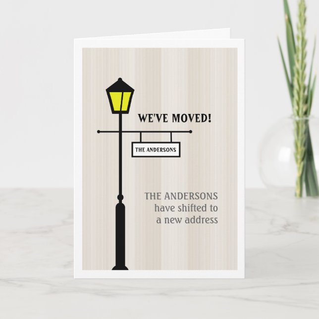 Anúncio de movimento Poste da lâmpada (Frente)