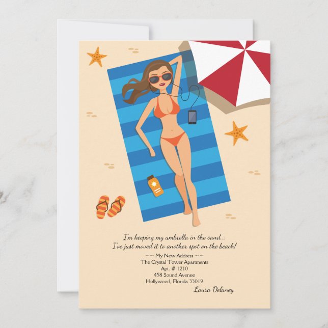 Anúncio de mudança Bask In The Sun (Frente)