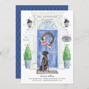 Anúncio de mudança da porta frontal do laboratório