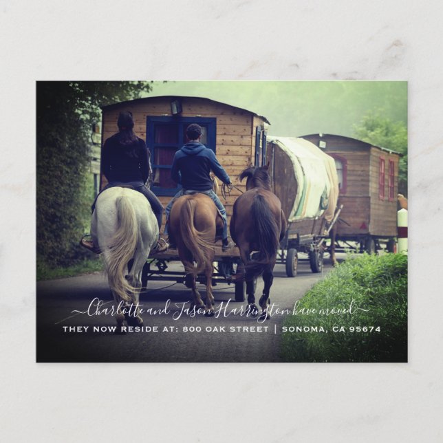 Anúncio de Mudança de Caravana (Frente)