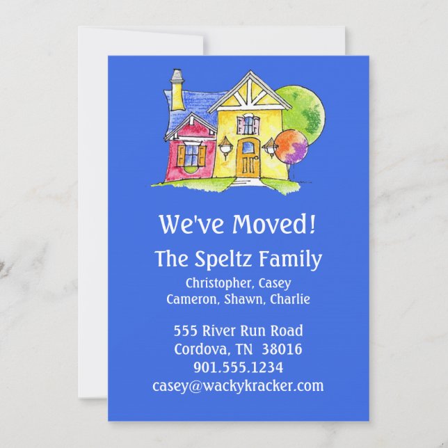 Anúncio de Mudança de Casa (Frente)