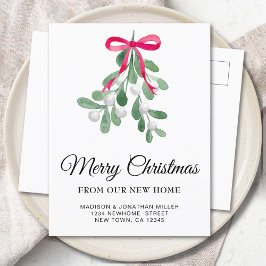 Anúncio de mudança de casa de Natal