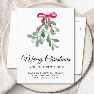 Anúncio de mudança de casa de Natal