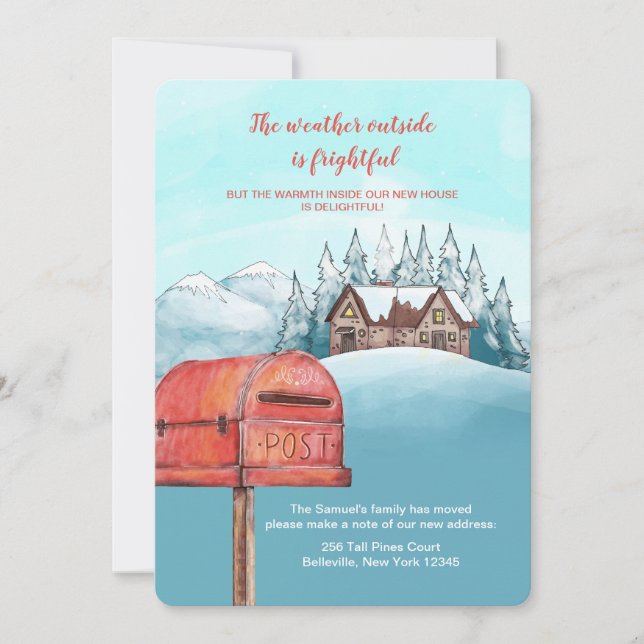 Anúncio de mudança de casa do Sweet Home (Frente)