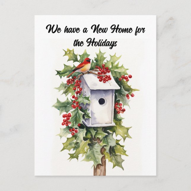 Anúncio de Mudança de Casa Nova Feriado (Frente)