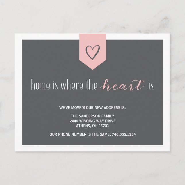 Anúncio de Mudança de Endereço (Frente)