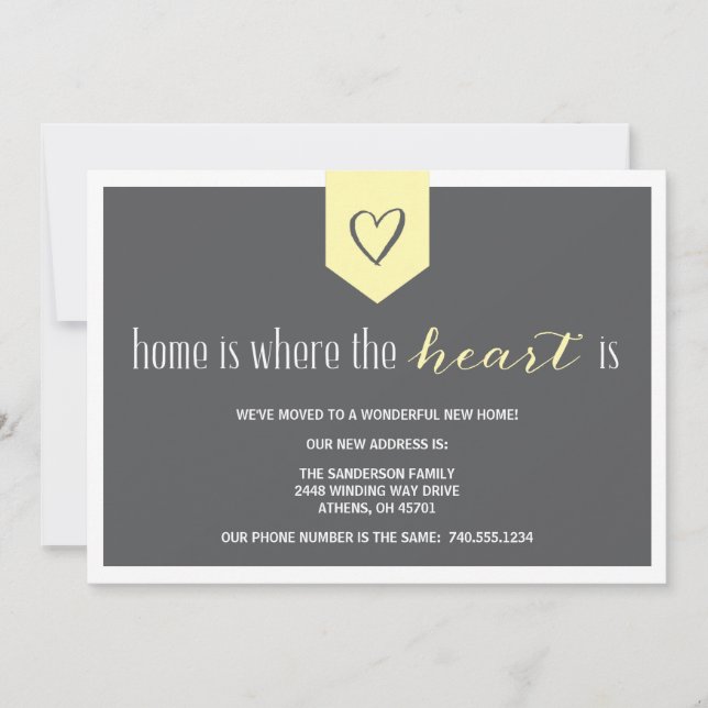 Anúncio de mudança de endereço (Frente)